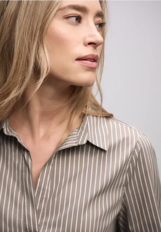 Gestreifte Business Bluse