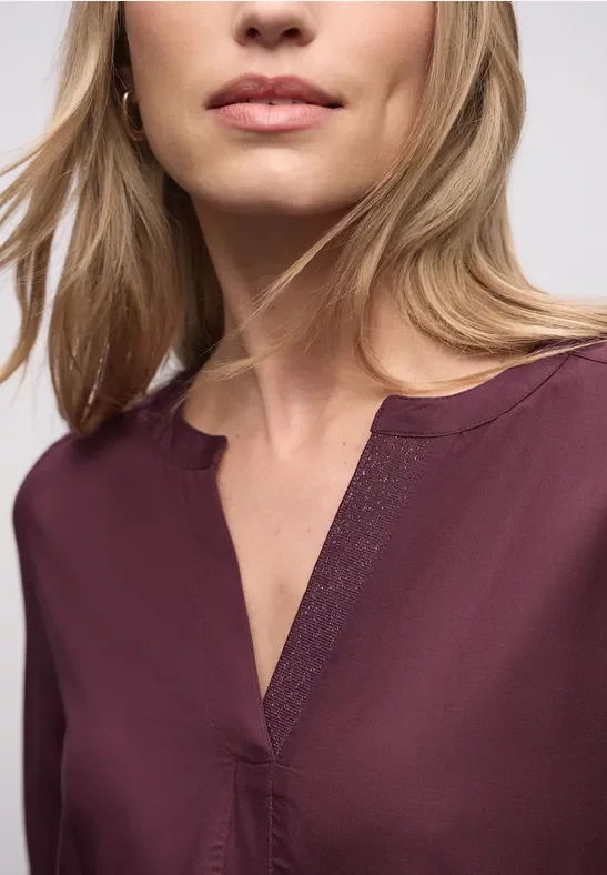 Bluse mit Glitzerdetail