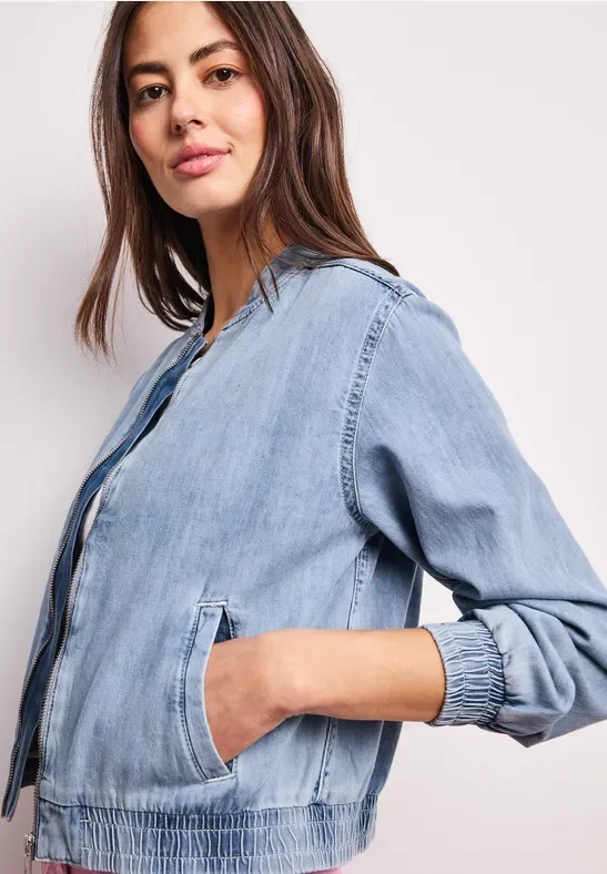 Street One Blouson im Denim-Look mit Taschen