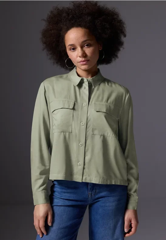 Hemdbluse mit Brusttaschen