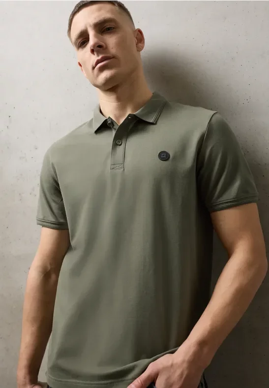 Kurzarm Poloshirt in Stretchqualität