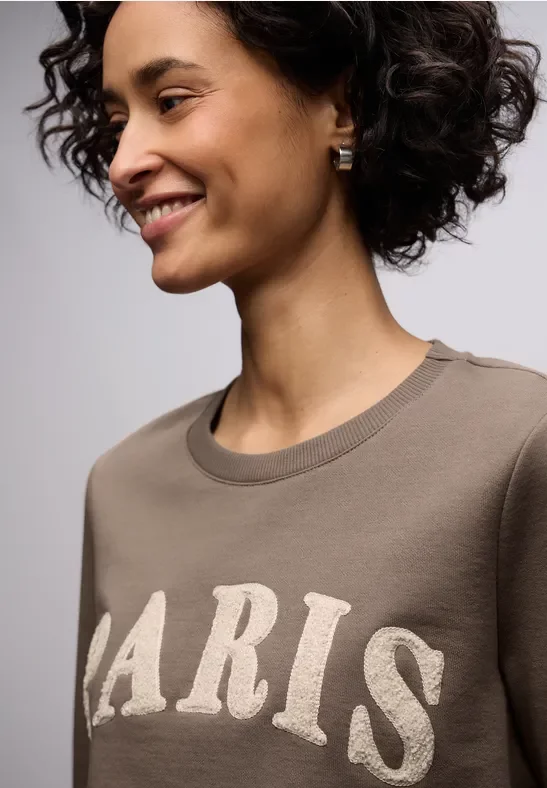 Sweatshirt mit Wording