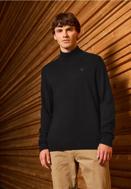 Basic Turtleneck Pullover