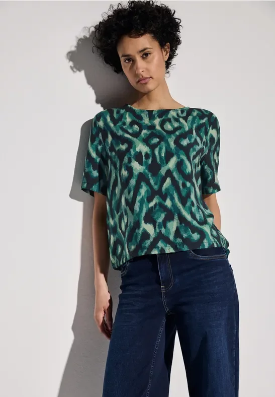 Bluse mit Print