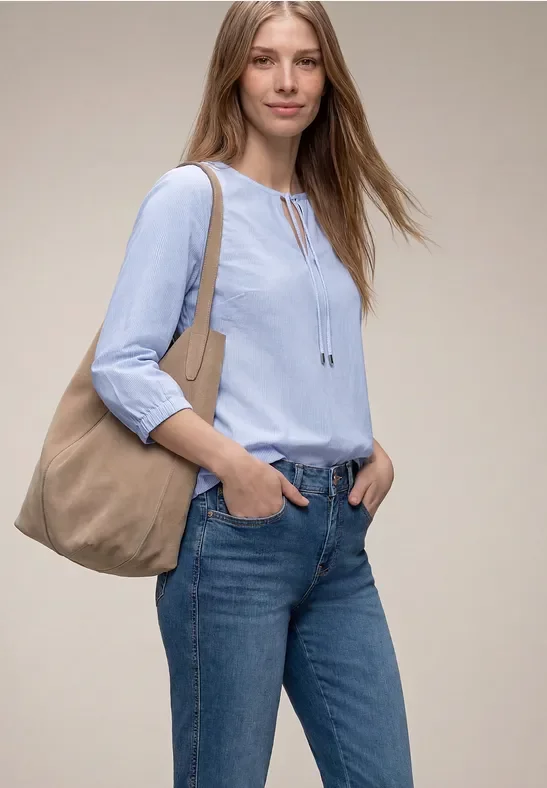 Street One 3/4-Arm Bluse mit Streifen