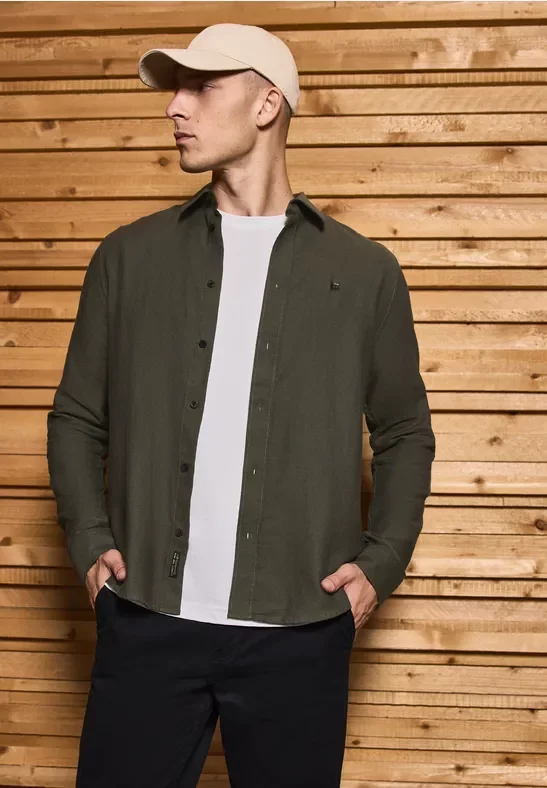 Two Tone Strukturhemd