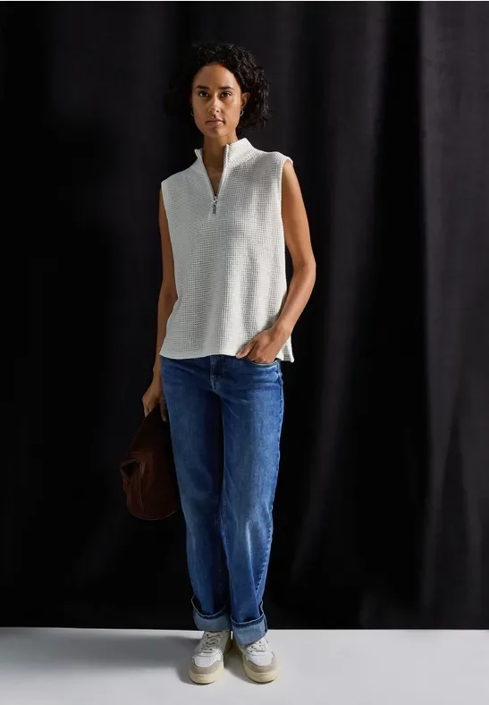 Turtleneck Shirt mit Zipper