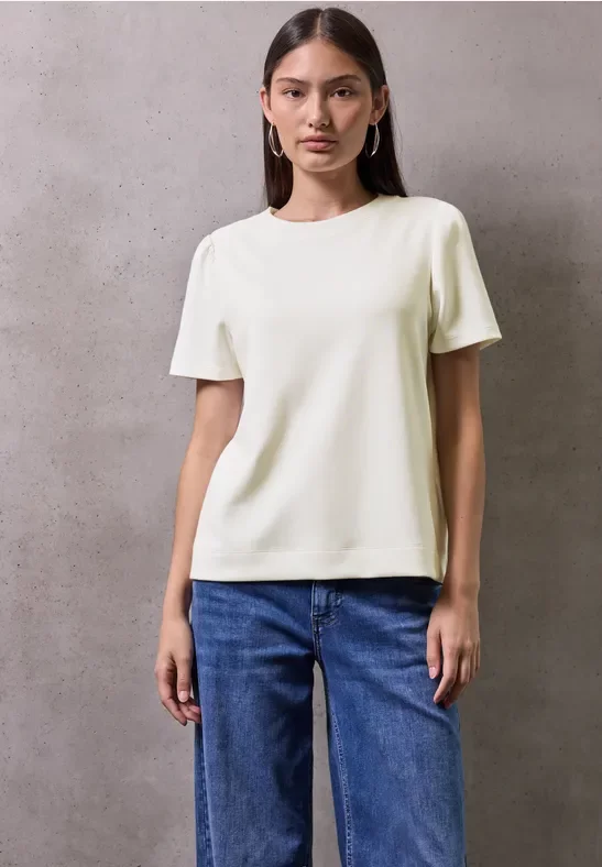 T-Shirt mit Puffärmeln