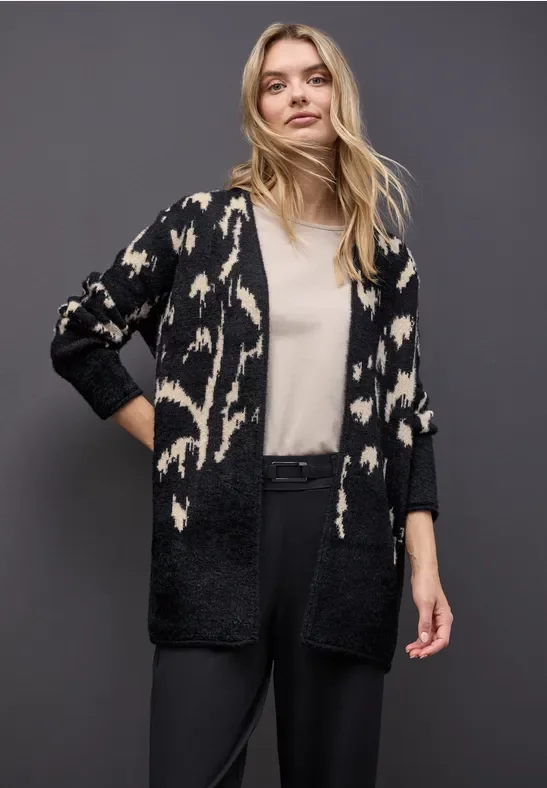 Softer Jacquard Cardigan