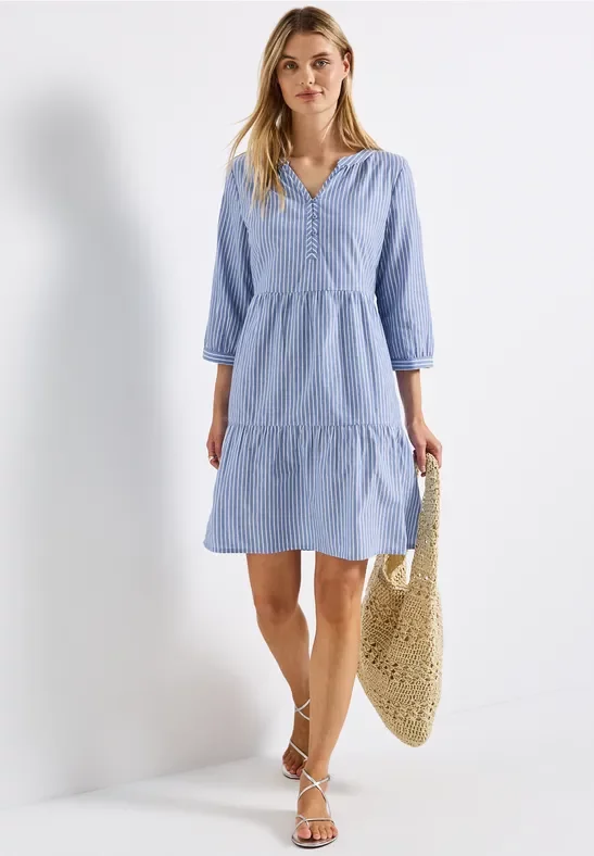 Tunika-Kleid mit Glitzer