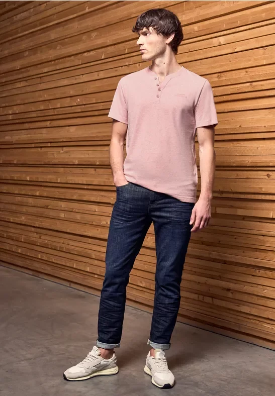 Melange Henley T-Shirt