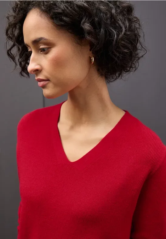 Basic V-Neck Pullover