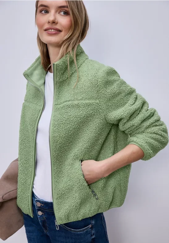 Kuschelige Teddy-Jacke