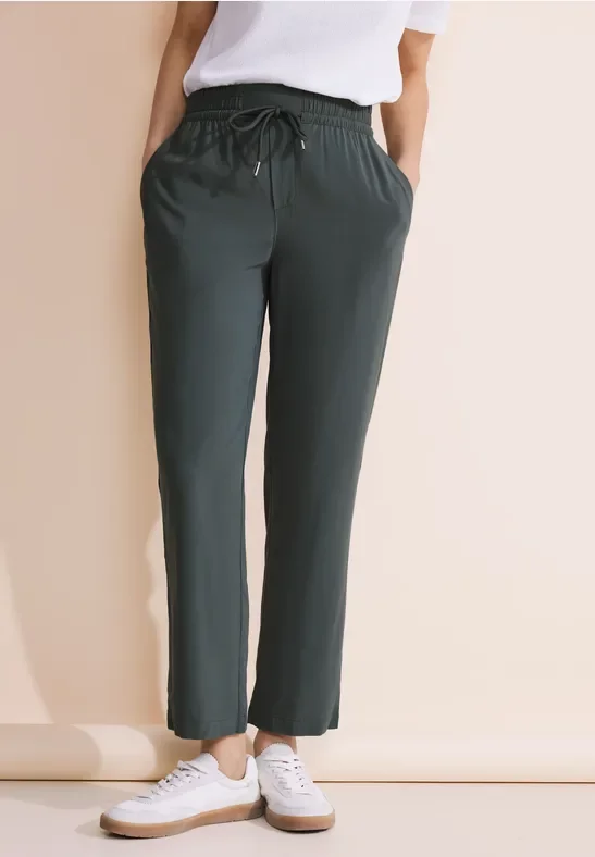 Thumbnail - Viskose Loose Fit Hose
