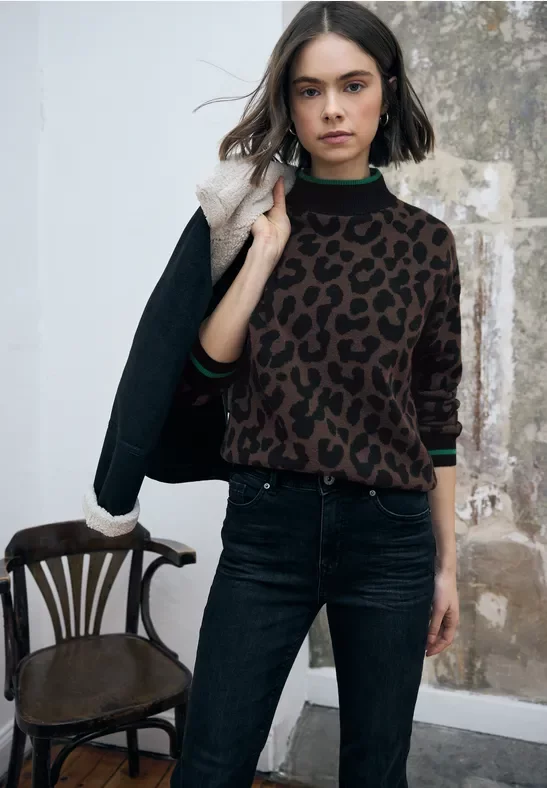 Leo Jacquard Pullover