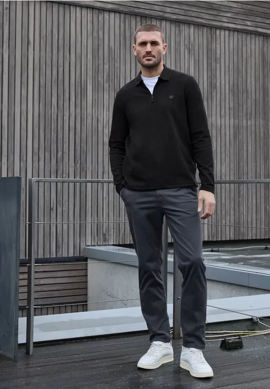 Street One Poloshirt mit Zipper