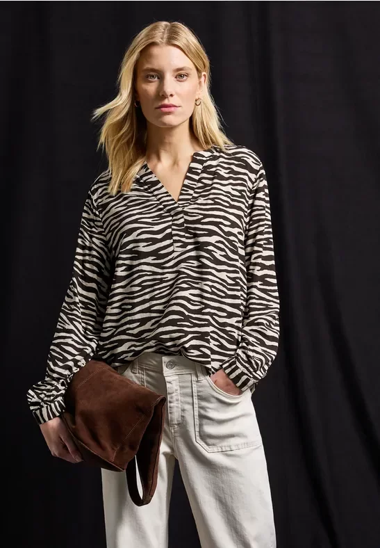 Thumbnail - Tunika mit Zebra Print