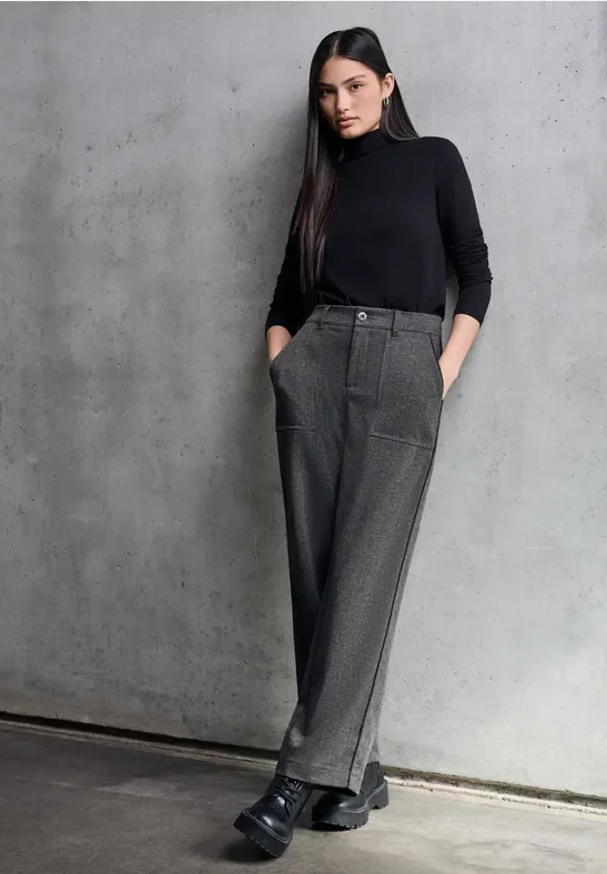 Straight Leg Melange Hose