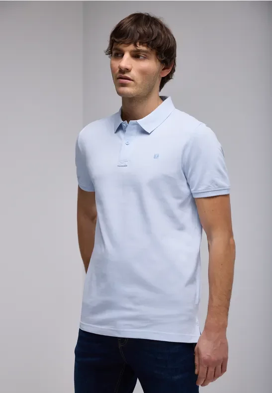 Piqué-Poloshirt mit Logo