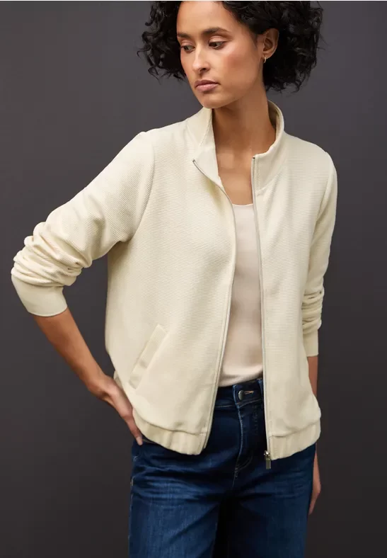 Thumbnail - Strukturjacke mit Zipper