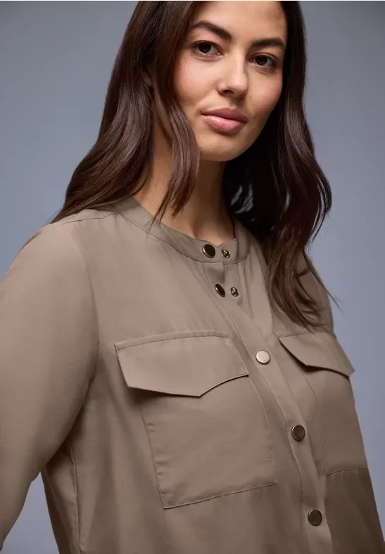 Thumbnail - Hemdbluse mit Taschen