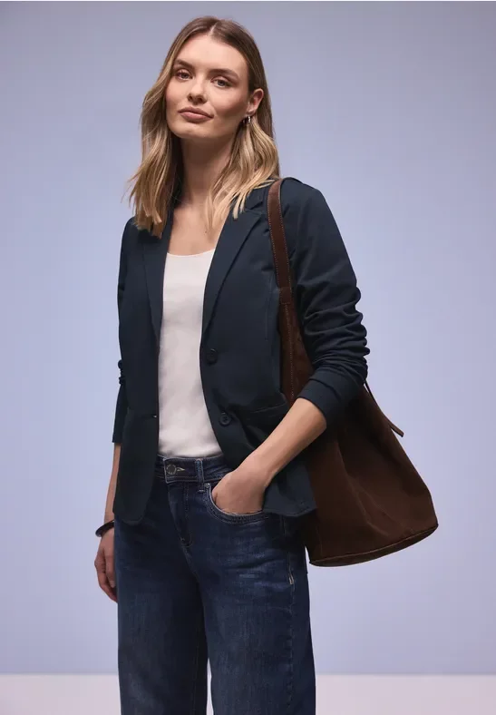 Basic Jersey Blazer