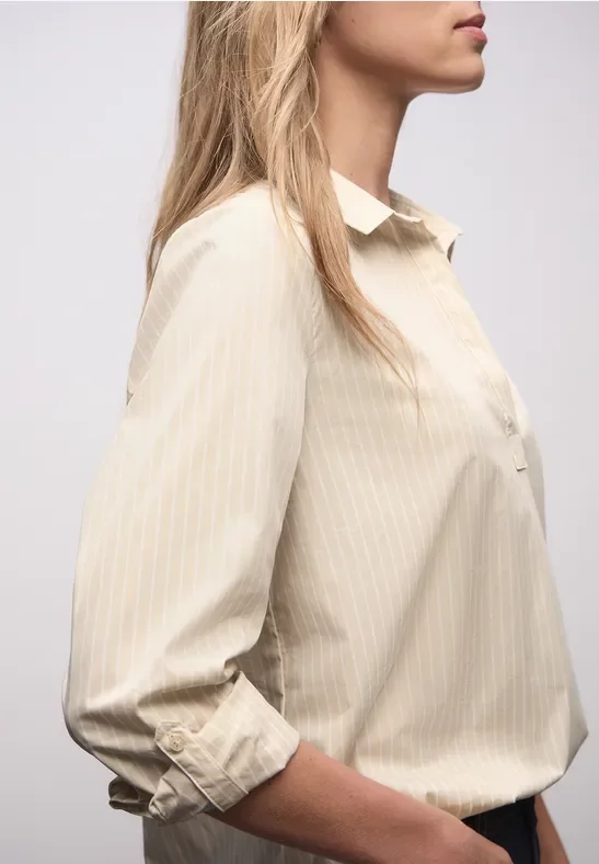 Gestreifte Business Bluse