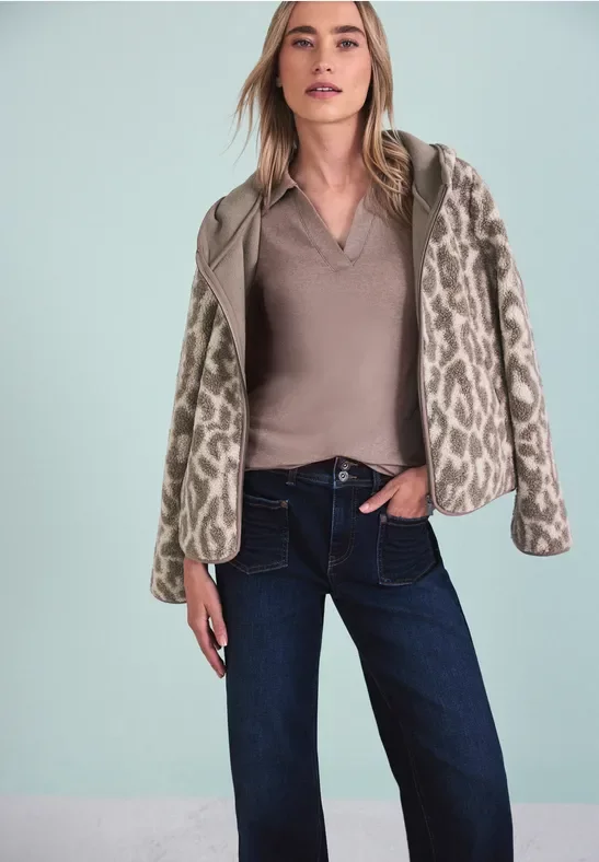 Kuschelige Hoodie Jacke