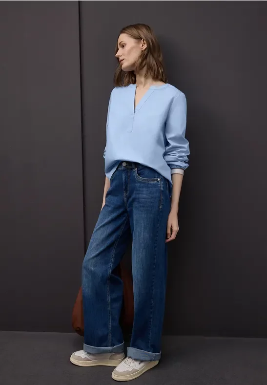 Tunika mit Tapedetails