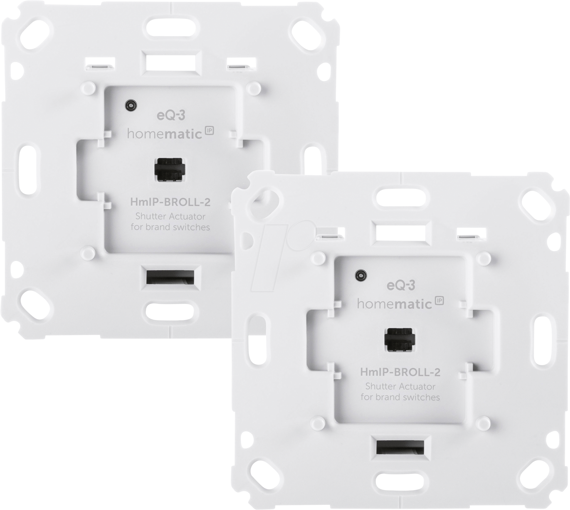 HMIP BROLL2 - Rollladenaktor für Markenschalter, 2 Stück