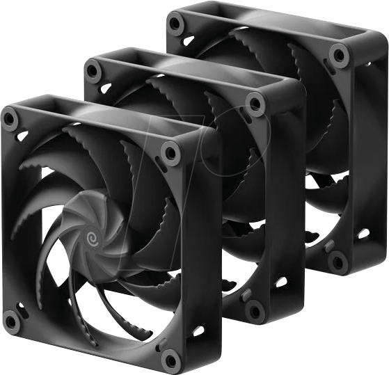 HAVN 13795 - HAVN H12 PWM Lüfter, 3er Pack, 120mm - schwarz