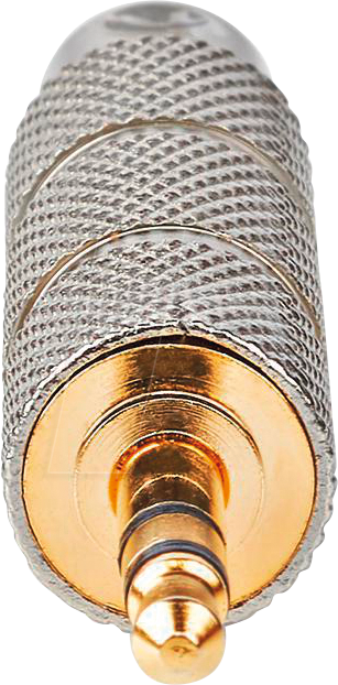 N CATB22935GD - 3,5 mm Stereo Klinken Stecker auf 6,35 mm Buchse