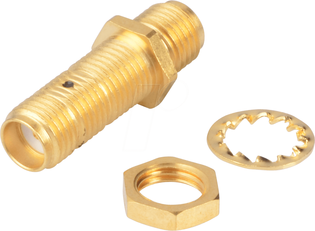 R 125 720 - SMA-Einbauadapter, Buchse-Buchse