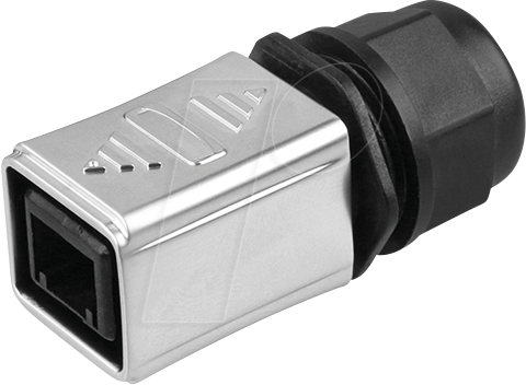 Thumbnail - GC IC06-R301 - Unbestückter Stecker, Aussparung für RJ45 Stecker, Metall