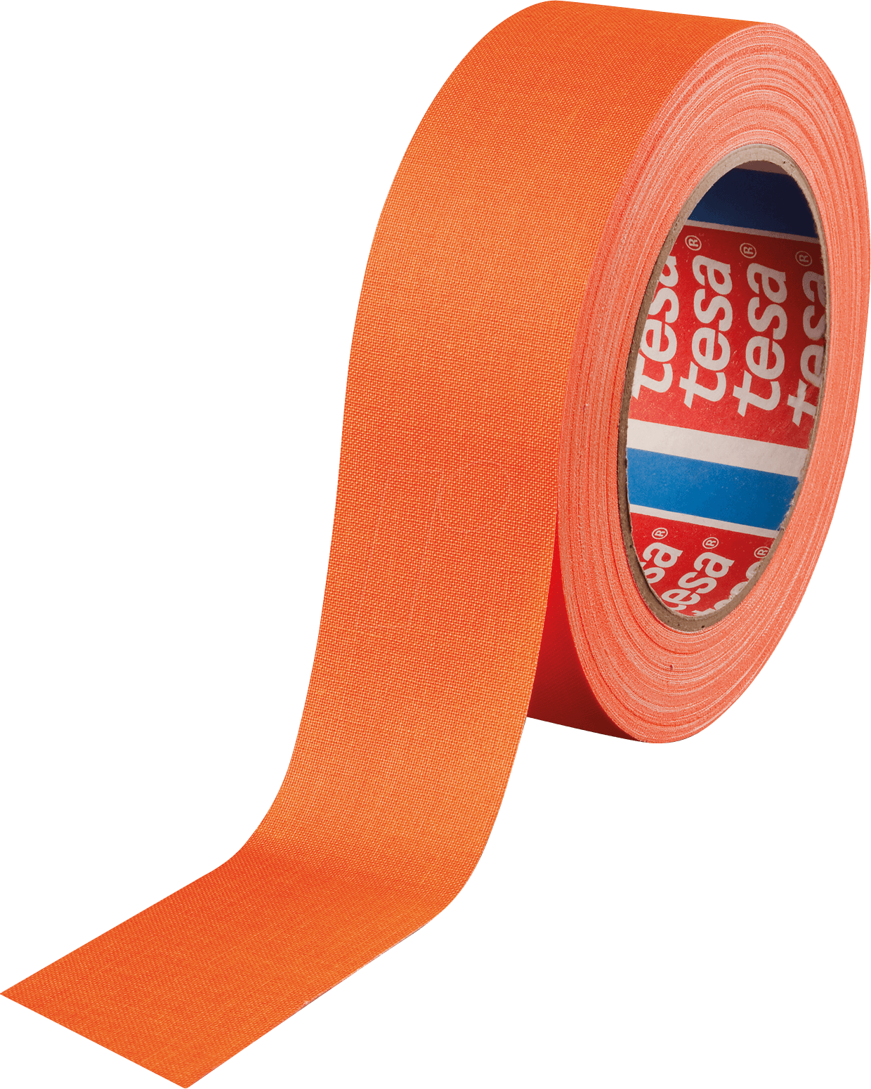 TESA 4671OR-25 - Gewebeband Highlight, 25 x 25 mm, neonorange