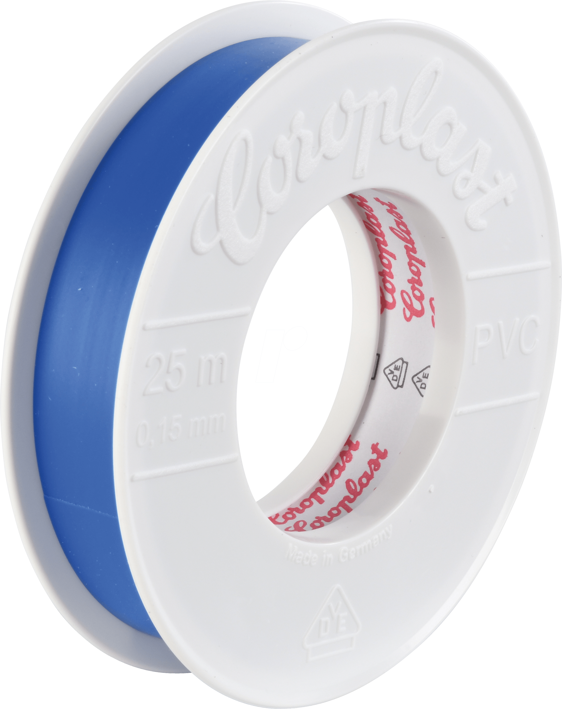 CORO 1822 - VDE Elektroisolierband, 25 m, 19 mm, blau