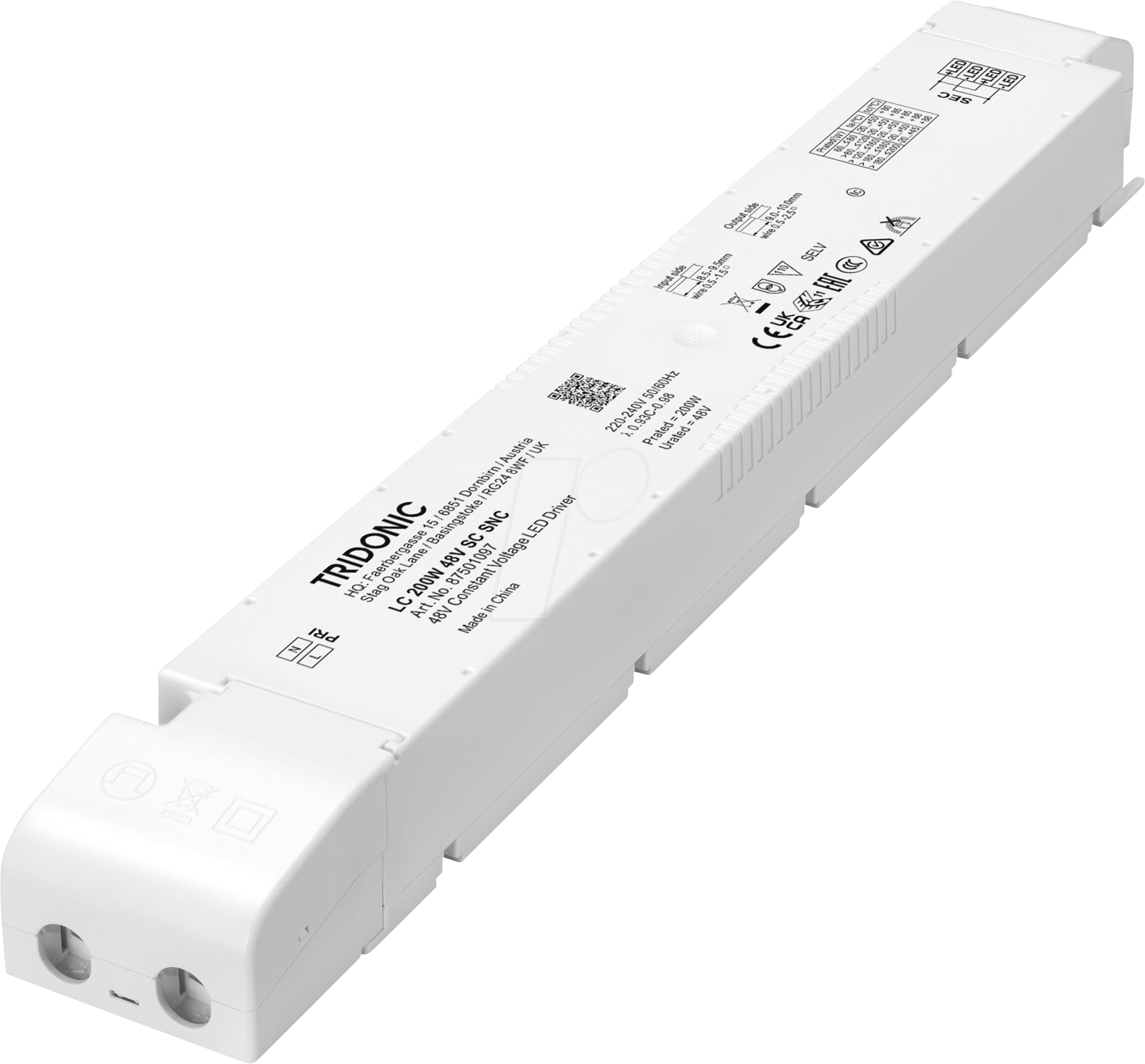 TRDO 87501115 - LED-Netzteil, 200 W, 48 V, 4,167 A, CV