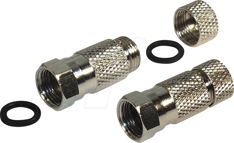 TME FF0/8WP - Twist-On F-Stecker, für Ø 8,2 mm Antennenkabel