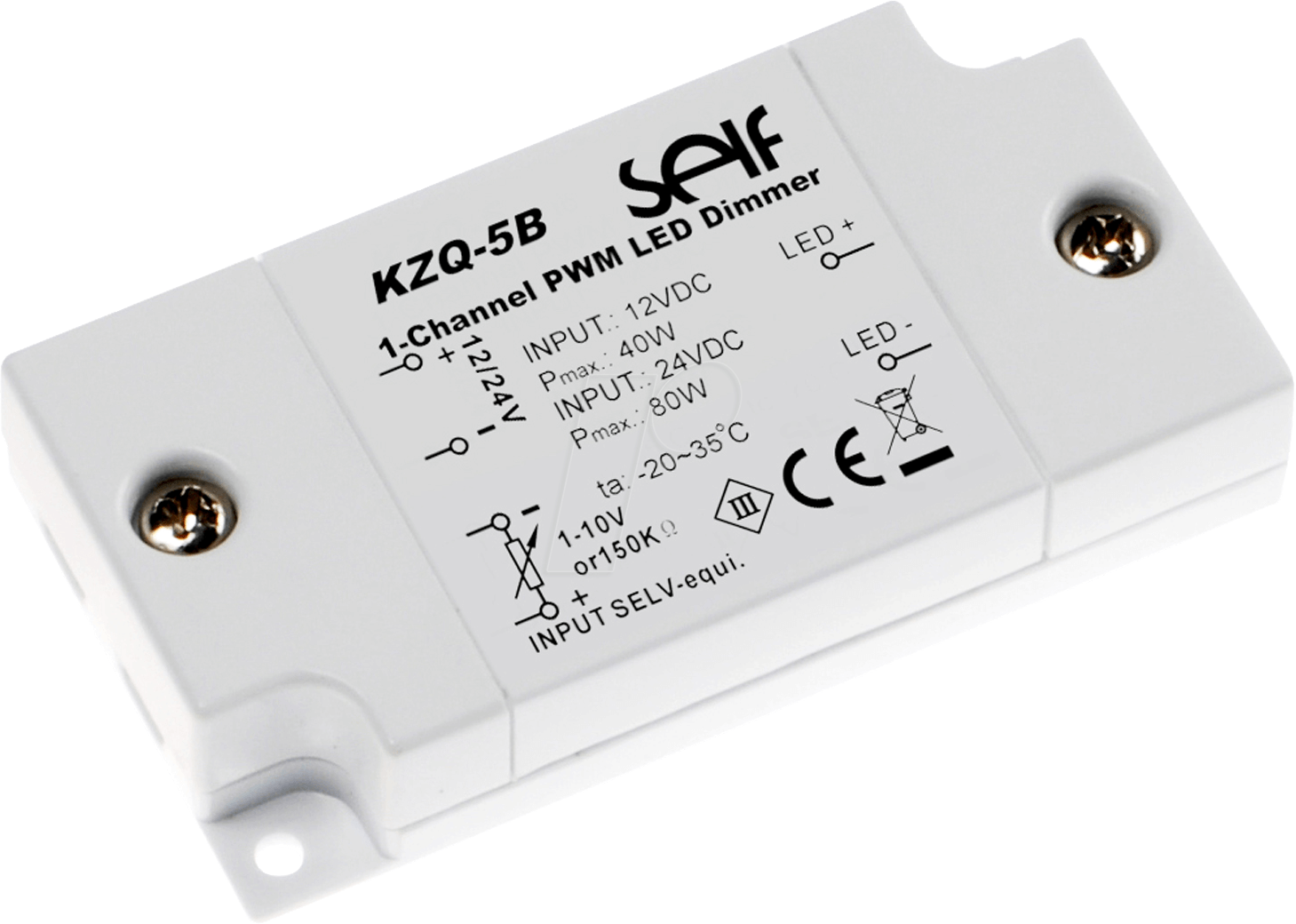 SLF KZQ-5B - LED-Dimmer, 40-80 W, 3330 mA