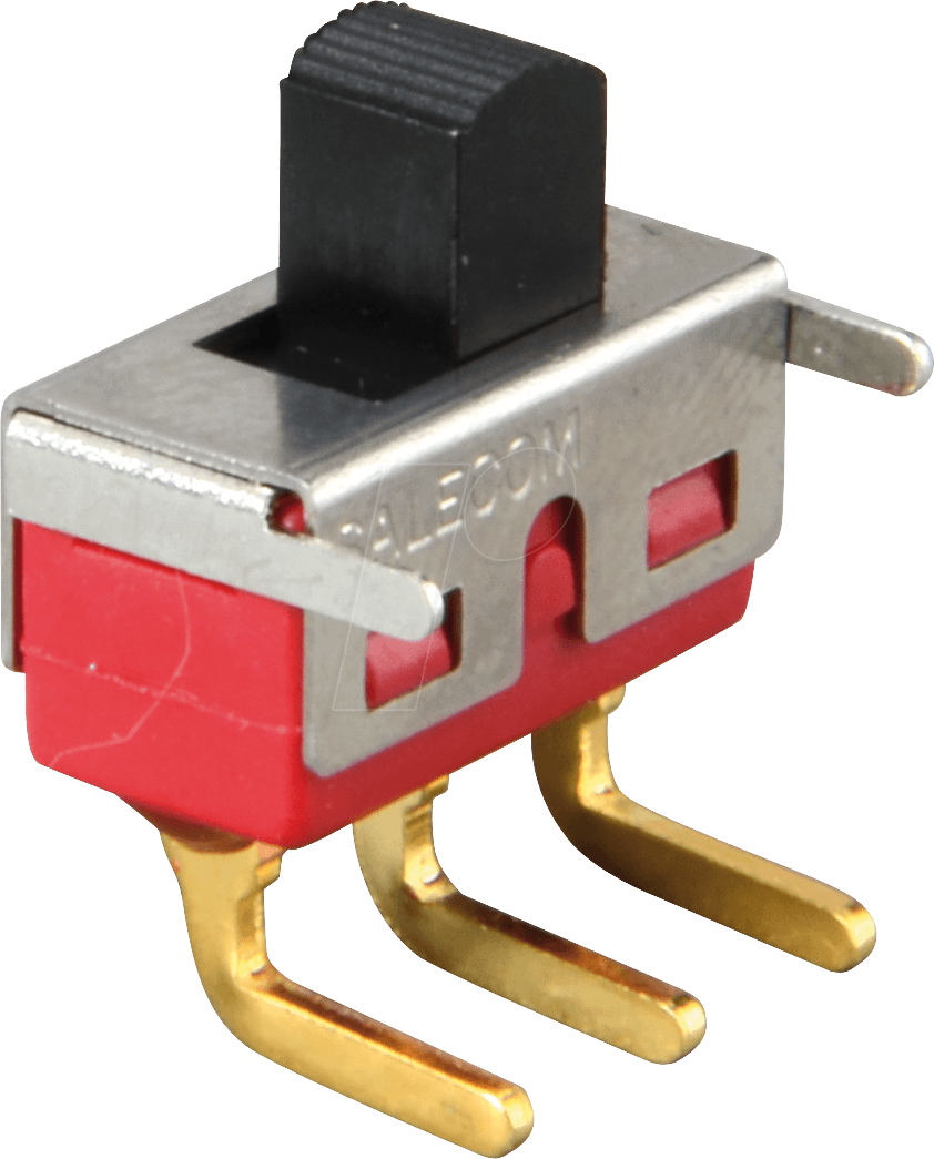 SS 13PLP - Schiebeschalter 1x UM, liegend, Print, RM 4,7