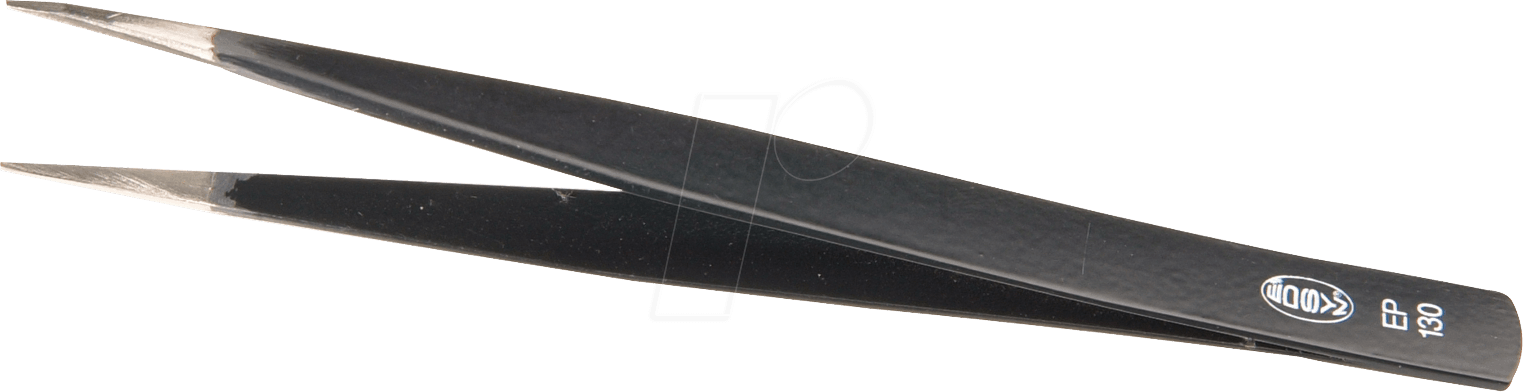 EP 130 - SMD-Pinzette, gerade, flach, spitz, 125 mm, ESD
