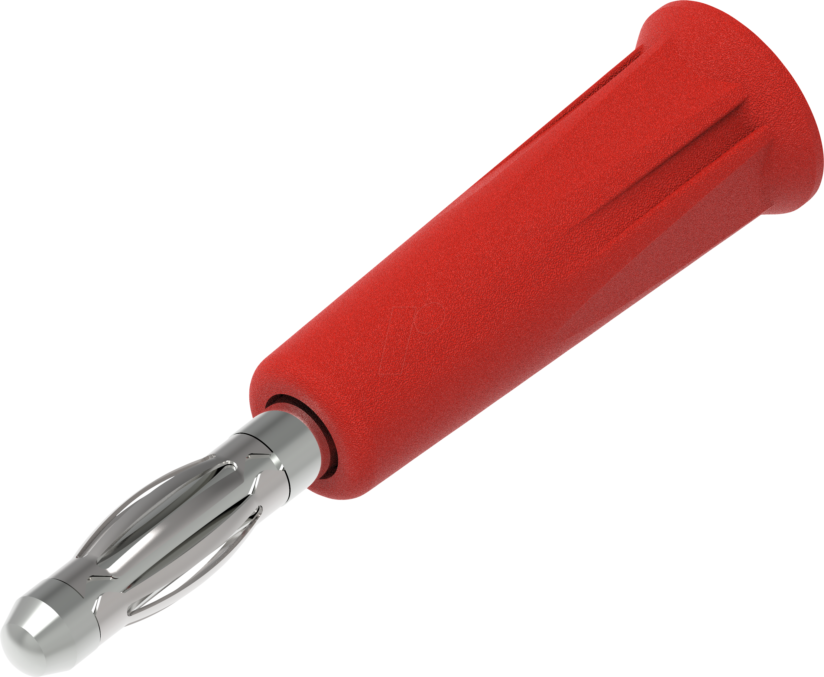 PJP 1010-C-R - DIY Bananenstecker, 4 mm, Lötanschluss, rot