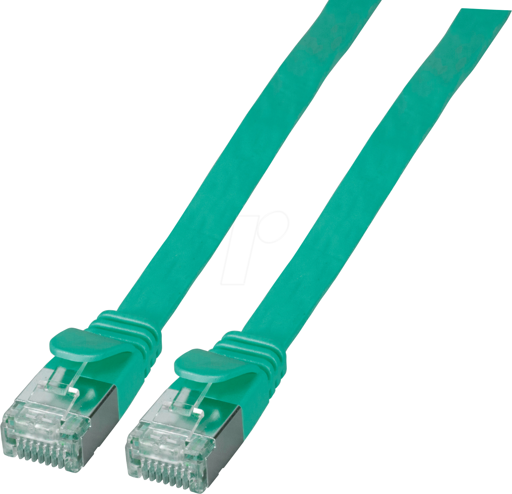EFB K5545GN.025 - Cat.6a Flachpatchkabel, U/FTP, 0,25 m, grün