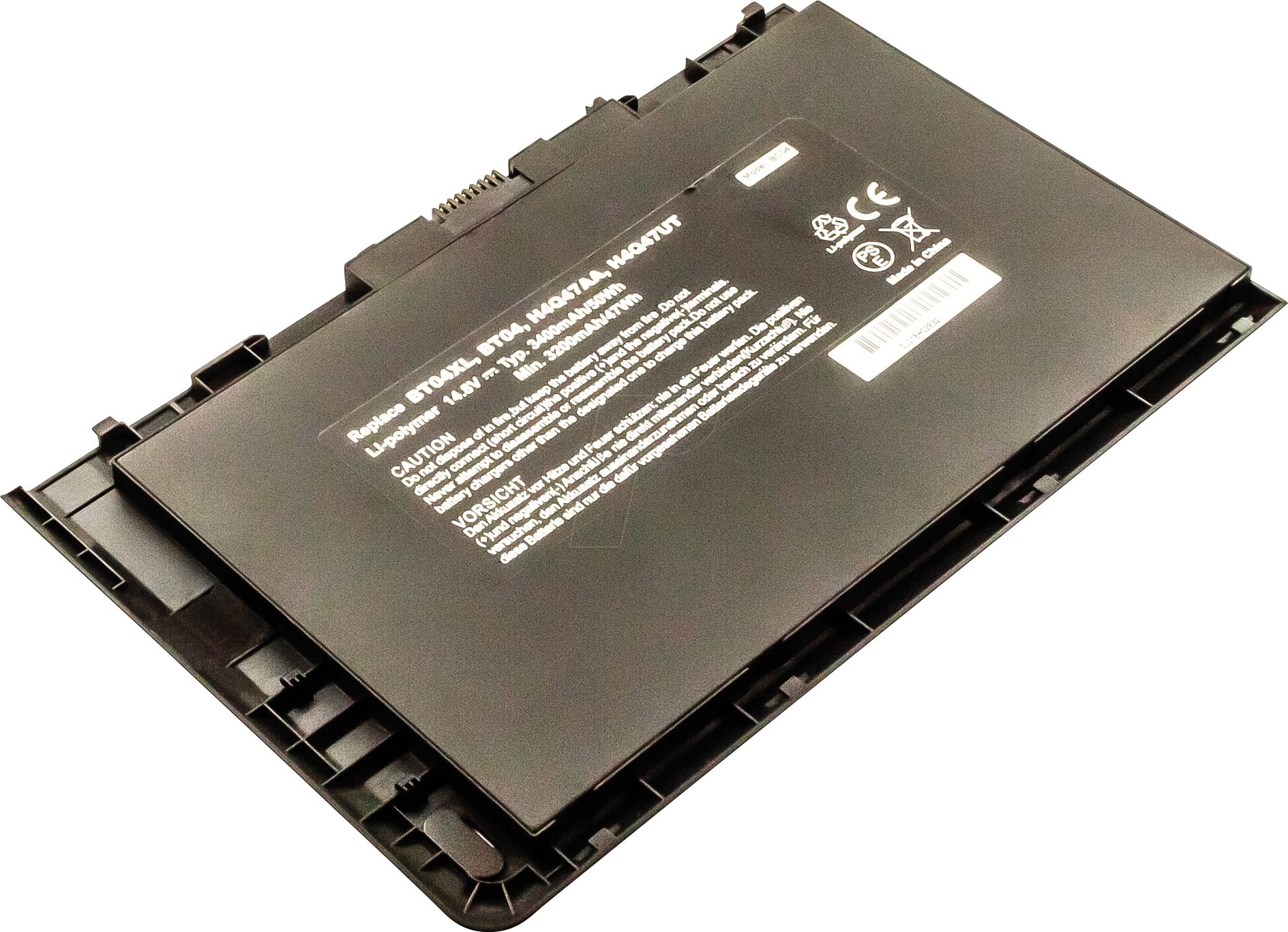 AKKU 53867 - Notebook-Akku für HP, Li-Po, 3400 mAh