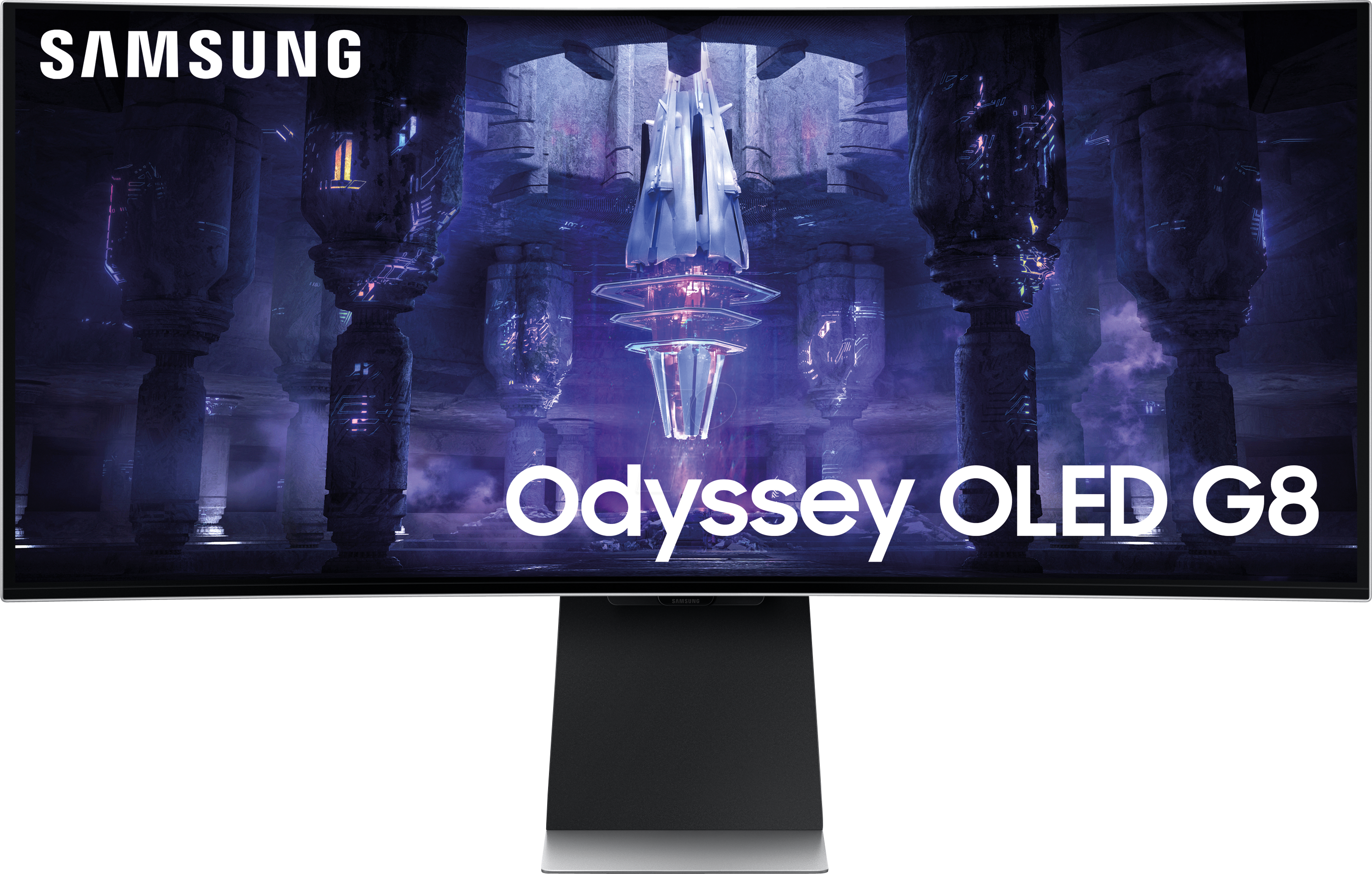 SM S34BG850SU - 86cm Curved Monitor, USB-C, WLAN/BT, silber