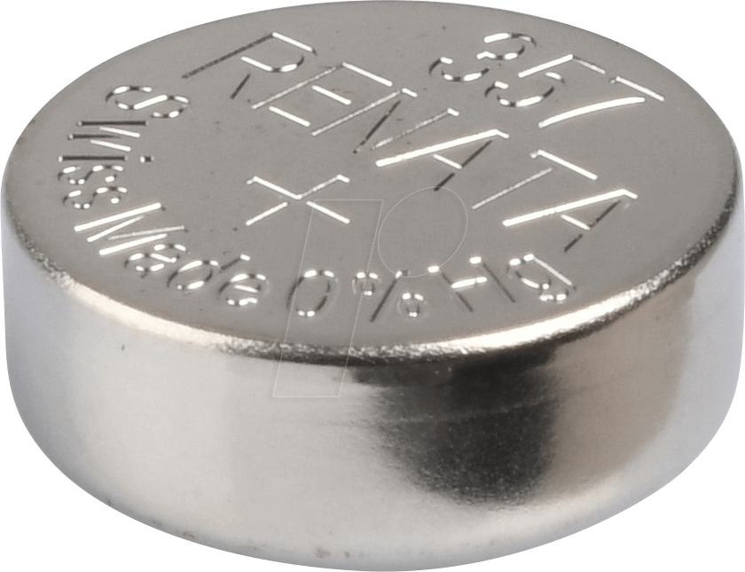 RENATA 357 - Silberoxid-Knopfzelle, 357, 160 mAh, 11,6 x 5,4 mm