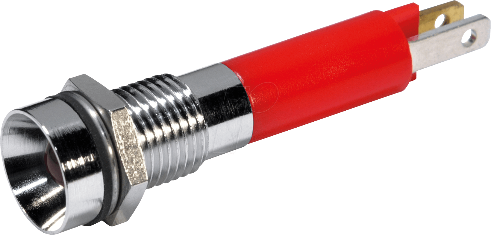 Thumbnail - 19070353 - LED-Signalleuchte, rot blinkend, 24 VDC, Ø8 mm, 80 mcd