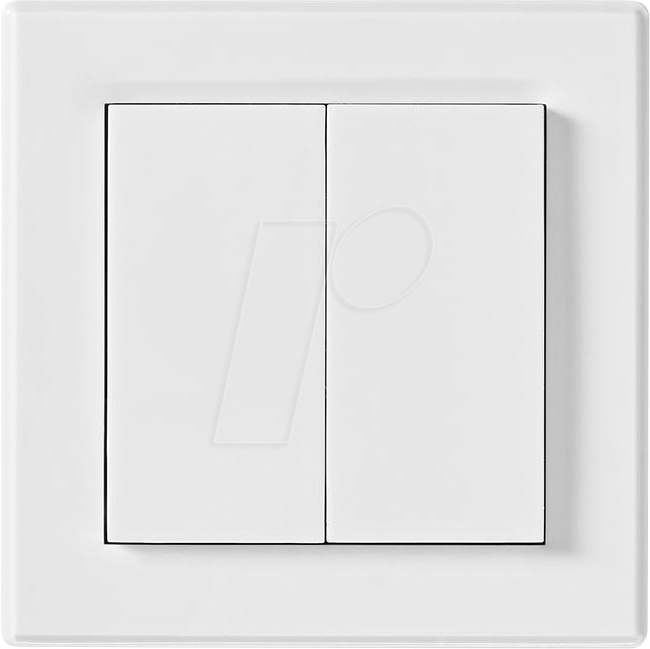 N RFWS20WT - Wandschalter, RF, 2 Tasten