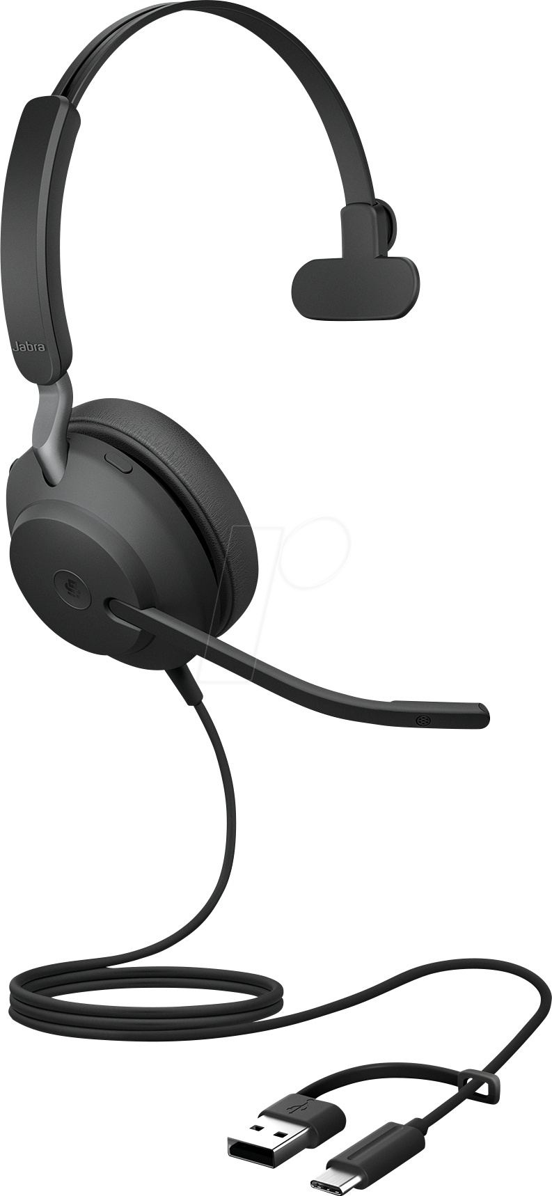 JA 24189-889-799 - Headset, Jabra Evolve2 40 SE, USB C/A, UC, Mono