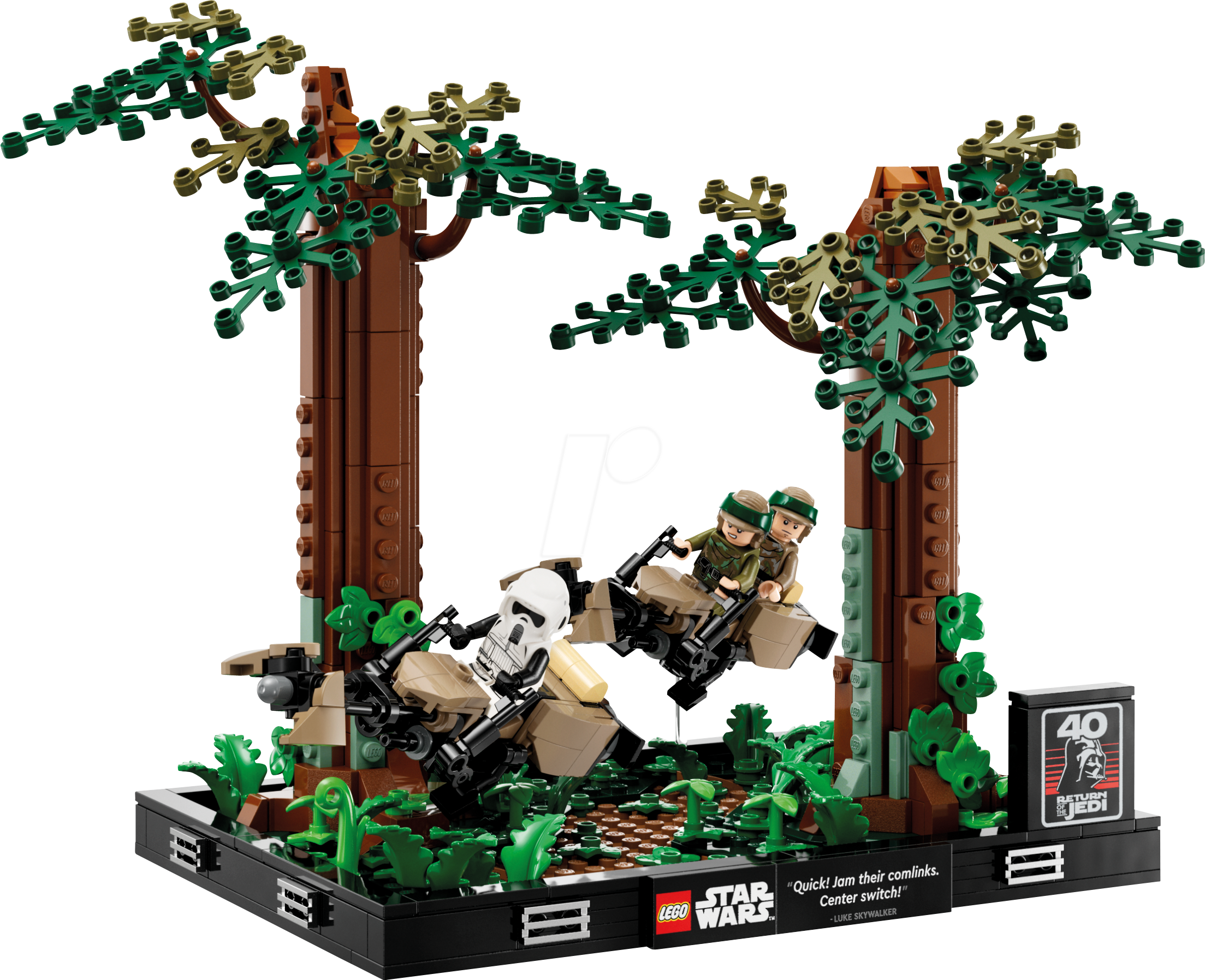 LEGO 75353 - LEGO® Star Wars - Verfolgungsjagd auf Endor Diorama
